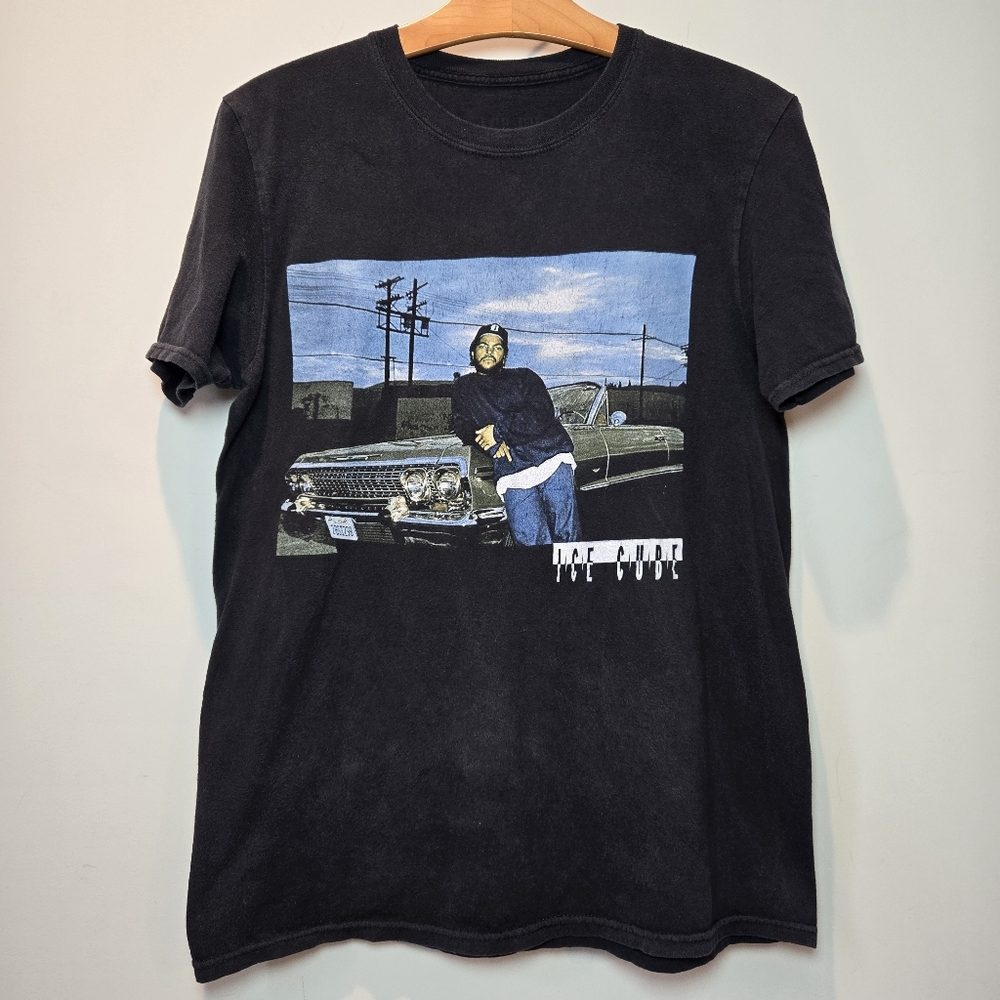 Ice Cube Shirt Rap Music Short Sleeve T Shirt 90s Y2k Streetwear